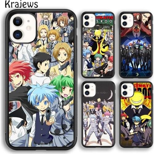 Krajews Anime Ansatsu Kyoushitsu soft Phone Case Cover For iPhone 5s SE 2020 6s 7 8 plus X XS XR 11 12 mini pro max coque Shell