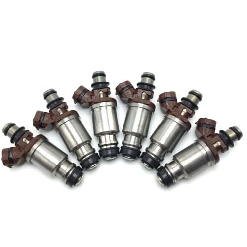Set of 6 OEM Genuine Denso Fuel Injector For Toyota Supra Lexus SC300 GS300 3.0L