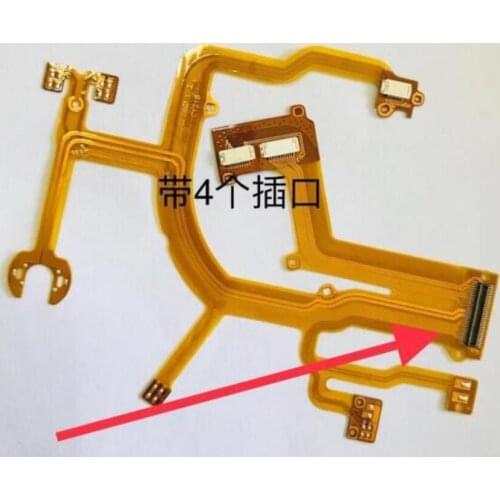 NEW Lens Main Flex Cable For Canon For PowerShot G10 G11 G12 Digital Camera Repair Part (With Socket)