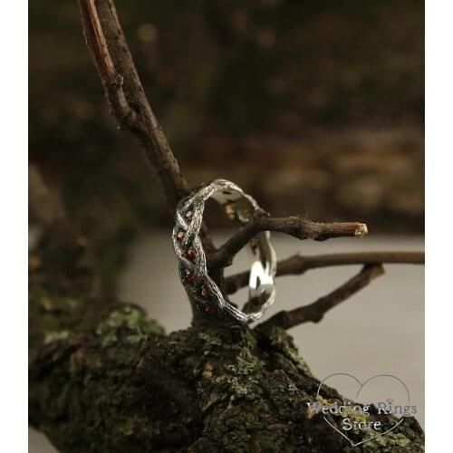 Retro Wedding Rings for Women Finger Classic Winding Crystal Vintage Silver Color Minimalist Ring Luxury Jewelry Gift Wholesale