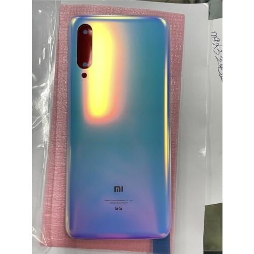 Original For Xiaomi Mi 9 Pro 5G Back Battery Cover Mi9 Pro Rear Housing Glass Door Case For Xiaomi Mi 9 Pro Cover With Adhesive