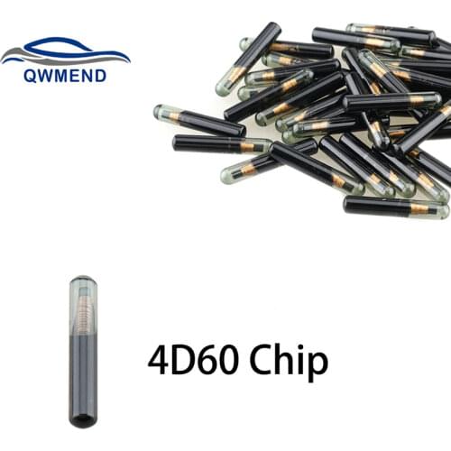 BHKEY 4D60 ID60 Chip Glass Transponder Chip For Ford Connect Fiesta Ka Mondeo Blank Car Key Chip 4D 60 ID 60 1PCS