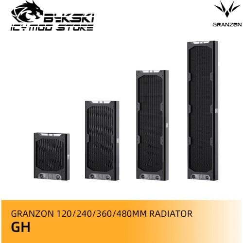 Bykski Granzon 30cm Thickness Radiator 120 240 360 480mm High Quality Water Cooling Copper Heatsink Radiator GH120/240/360/480N