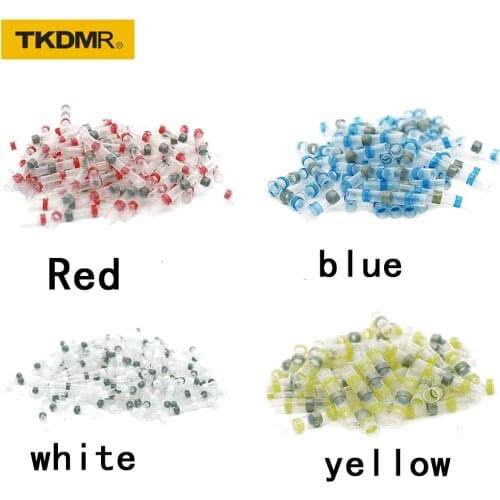 200/100/50/20/10pcs welded gasket wire connector thermal shrinkable electric insulation Marine waterproof wire terminal