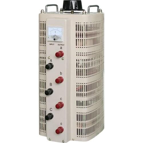 Three phase small volume light weight high efficiency tsgc manual voltage regulator