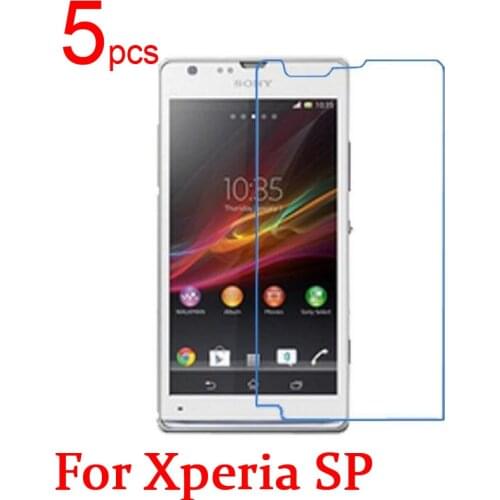 5pcs Ultra Clear Matte Nano anti-Explosion LCD Screen Protector Film Cover For Sony Xperia SP M35H C5303 C5302 C5306 Protective