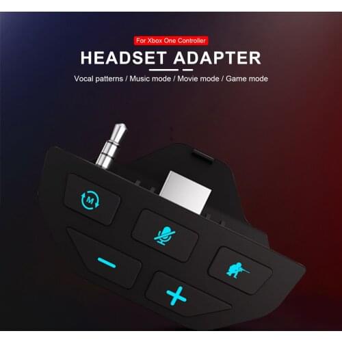 Controller Handle Sound Enhancer Stereo Headset Adapter Headphone Converter For Xbox One X/S Controller 3.5mm Headphone Jack