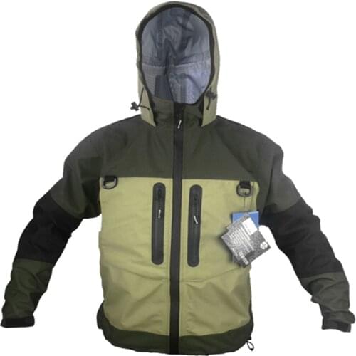 Waterproof Breathable Fly Fishing Clothes Wader Jacket Wading clothing apparel