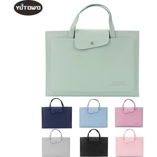 Waterproof Notebook Case Laptop Bag For Macbook Air Pro 13 15 Huawei Xiaomi 13.3 14 15.6 Inch Women Shoulder Handbag Briefcase
