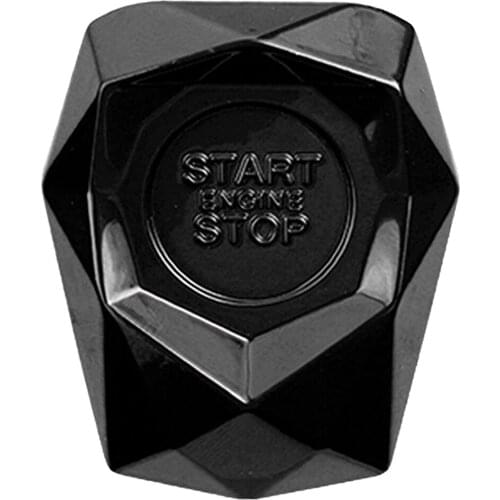 Car Engine Start Stop Switch Button Protection Cover, Prevent Children from Touching, Decorative Auto Parts, Black