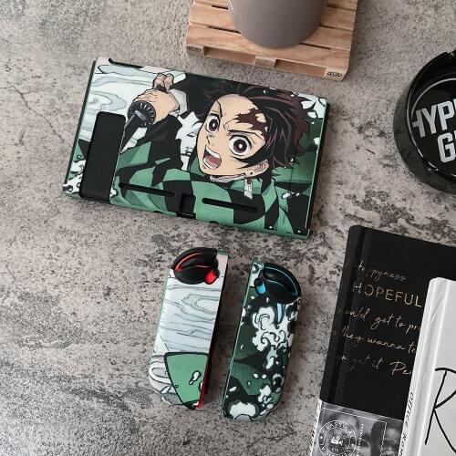 Demon Slayer Kamado Tanjirou Gamepad Split Switch Soft Protective Case For Nintendo Switch Cover
