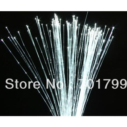 1*1.0mm(1500m/roll)Side glow sparkle fiber optic waterfall curtain;in clear PVC cover