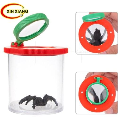 3X 6X Mini Insect Magnifier Small Animals Observation Magnifying Glass Round Children Toy Magnifier Outdoor Insect Observer Lupa
