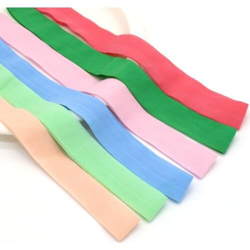 50 Yards Colorful 20 mm Elastic Band Binding Band Underwear Down Jacket Binding Edge Elastic Bands