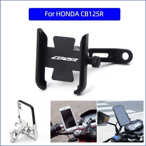 Motorcycle Accessories handlebar Mobile Phone Holder GPS stand bracket For HONDA CB125R CB 125R