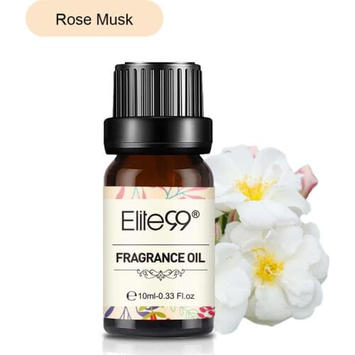 Elite99 Rose Musk Fragrance Oil 10ml Diffuser Aroma Essential Oil Cocoa Butter Liquorice Eucalyptus&Camphor Lavender&Vanilla