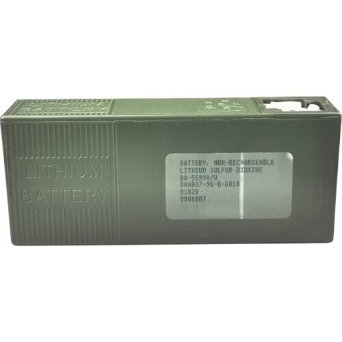 BA-5599A/U Man Portable Electronic Equipment Battery Mine Detector 6135-01-447-4001 9V Lithium Battery for SAFT Made in France