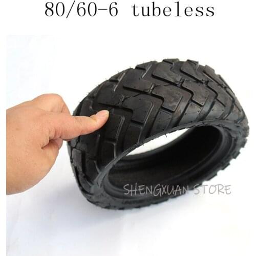 FREE SHIPPING 80/60-6 Tubeless tire For E-Scooter Motor Electric Scooter Go karts ATV Quad Speedway scooter tire