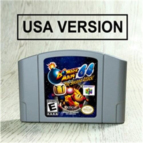 Bomberman 64 The Second Attack For 64 Bit Game Cartridge USA Version NTSC Format