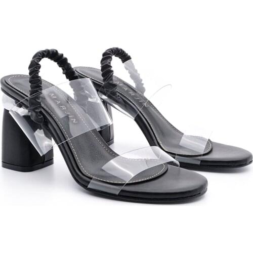 Summer Fashion Womens Sandals transparent tape PVC Women Shoes Rome Sandals high heel open-toe босоножки женские 2021 сандалии
