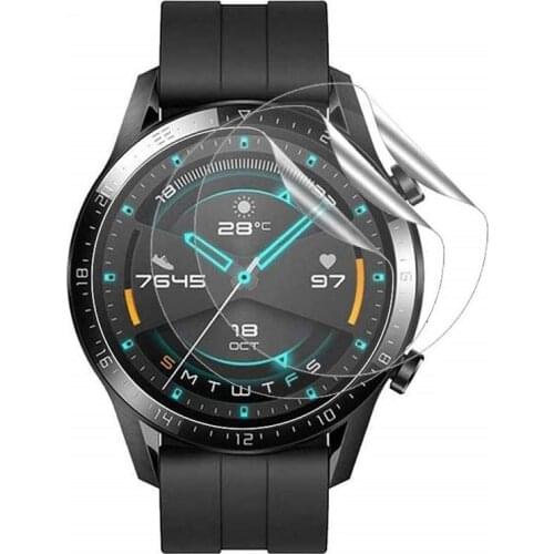 1/2Pc TPU Hydrogel Soft Transparent Screen Protection Film For Huawei Watch GT2 46mm Smart watch Protective Accessories GT 2e