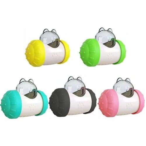 Pet Tumbler Toy Non-electric Healthy Tumbler Pet Feeder Swing Bear Leaking Food Toy