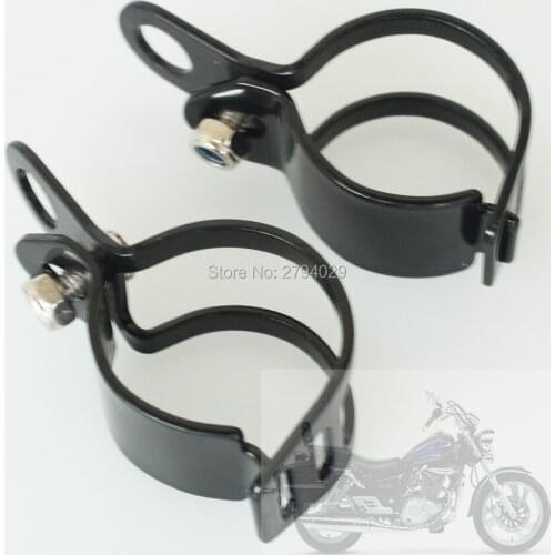 Motorcycle Turn Signals Fork Clamps Mount Light Holder Lamp Bracket For Harley Yamaha Suzuki Honda etc. Custom Free shipping