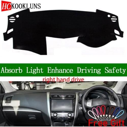 For Nissan Teana Altima L33 2013 2014 2015 2016 2017 2018 Right Hand Dashboard Cover Car Stickers Dash Mat Interior Accessories