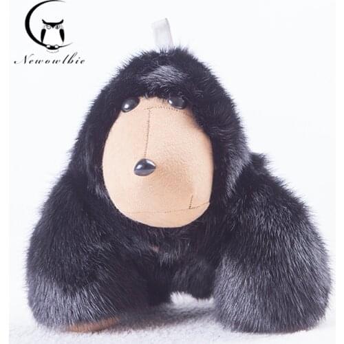New 2021 Copenhagen The real fur Strong orangutan keychain mink fur accessories bag key ring fashion accessories Luxury toys