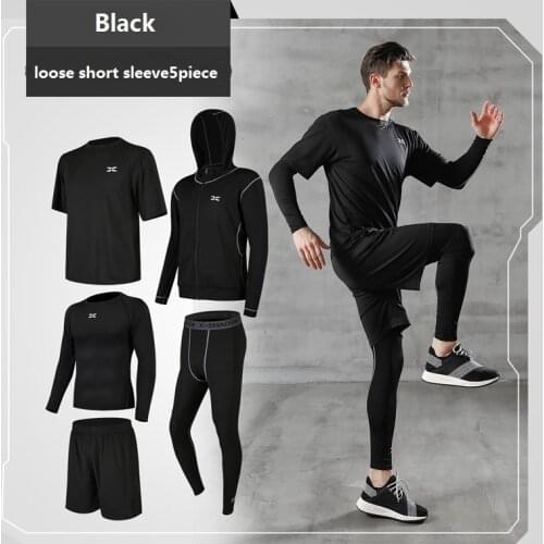 2021 Summer New Mens Sets Fitness T-Shirt Four Seasons Running Mountaineering Casual Sportswear Shirt Man Sweatshirt Tshirts