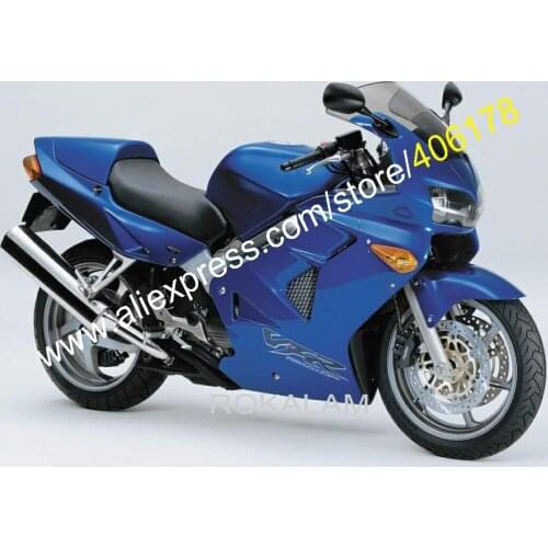VFR800RR 98 99 00 01 VFR 800 1998 1999 2000 2001 ABS Fairing Kit For Honda VFR800 1998-2001 Blue Motorcycle Fairing
