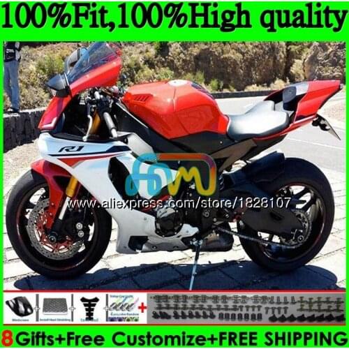 OEM Injection For YAMAHA YZF R1 1000 YZFR1 15 16 17 129BS.16 YZF-1000 YZF Red black R 1 YZF1000 YZF-R1 2015 2016 2017 Fairing
