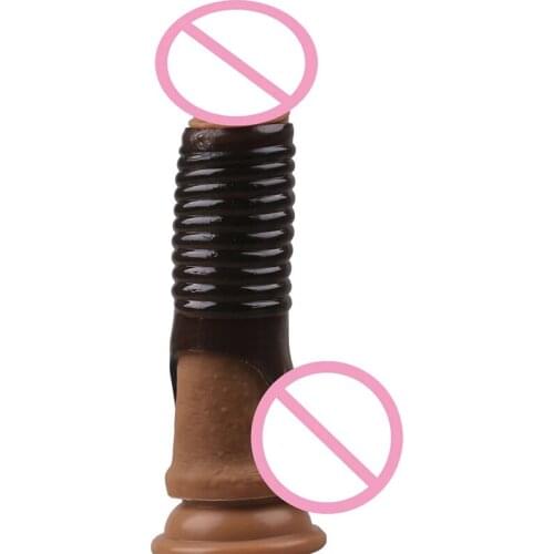 Spike Braces Penis Enlargement Sleeve Penis Extender Penis Girth Enhancer Adult Sex Toys for Men Masturbators Cock Rings