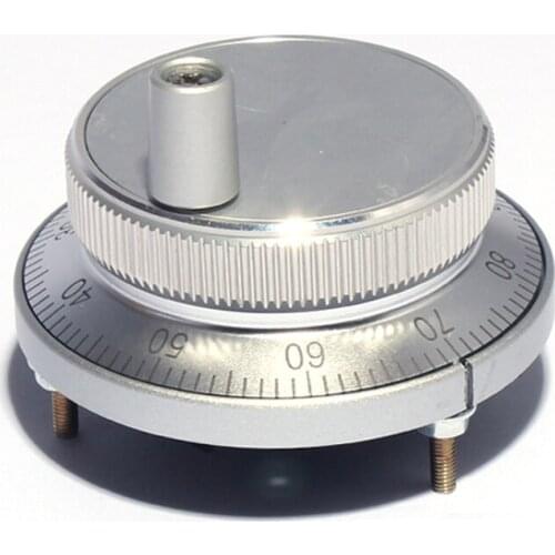 CNC Pulser Handwheel 5V 6pin Pulse 100 Manual Pulse Generator Hand Wheel CNC Machine 60mm Rotary Encoder