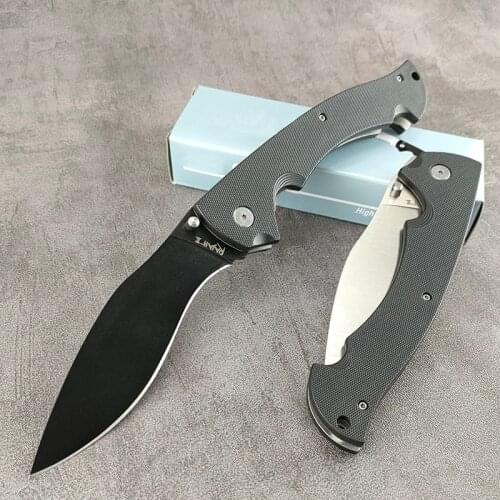 High Quality Cold Finish Steel Sharp Blade Tactical Folding Rajah Knife With Clip Hunting Camping Outdoor Survival EDC Tools