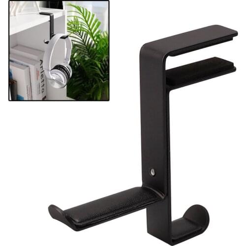 Gaming Headphone Stand Headset Holder Desk Mount Universal Office Hanger Bracket Display Rack Space Saving Table Clamp