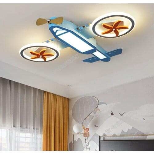 Air Plane Modern LED Ceiling Lights Decor For Kids Baby Room Home Childrens Bedroom Lamps Nursery Decorative Indoor Lighting