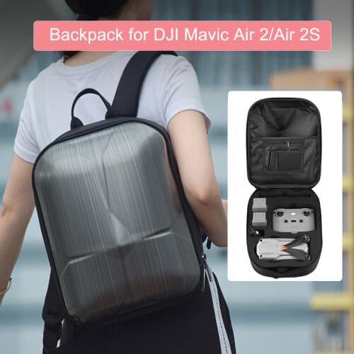 Hard Shell Waterproof Backpack for DJi Mavic Air 2/AIR 2S Drone Portable Storage Bag Carrying Case Box Package Accessories