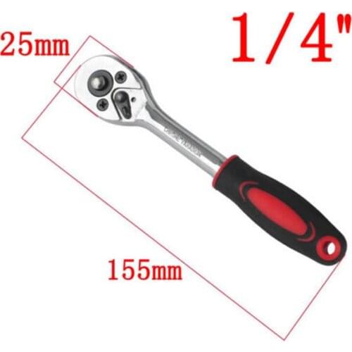 1Pcs A Type 1/4" 72 Teeth Professional Wrench for Socket Torque Ratchet Cr-v Quick Release Hand Tools good quality