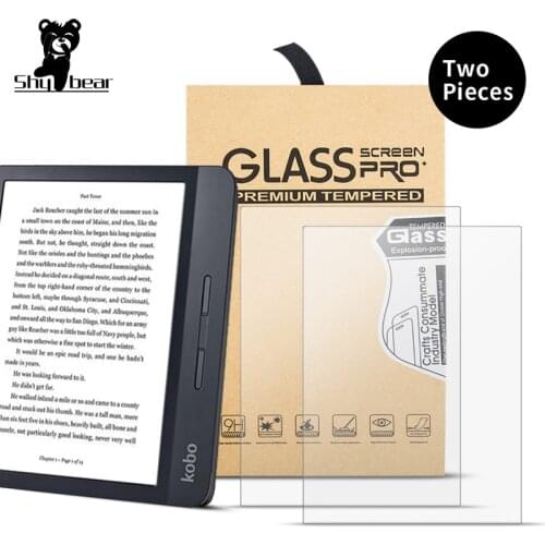 2PCS/Lot Tempered Glass Screen Protector for Kobo Libra H2O 7 inch e-Reader e-Book Protective Fim Glass Guard