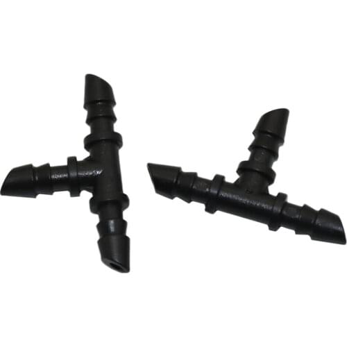 20 Pcs Barbed 3/5mm Hose Garden Water Connectors Garden Drip Irrigation Hose Connection Fittings Garden Supplies