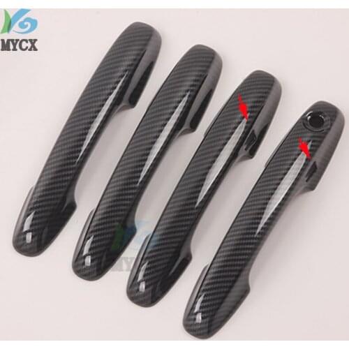 4pcs For Ford Escape Kuga 2020 2021 Car Accessories ABS Chrome Door Handle Cover Cap Trim Molding Accessories