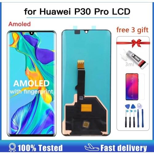 AMOLED Original LCD For Huawei P30 Pro LCD Display Touch Screen Digitizer Assembly VOG-L29 VOG-L09 VOG-L04 Display P30Pro P 30