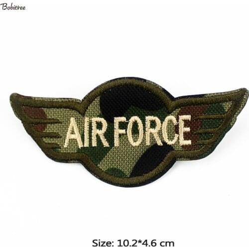 Air Force Army Cloth Patch Military Badge iron on for Jacket Jeans Bags DIY Stripes Embroidered Sewing Appliques stickers