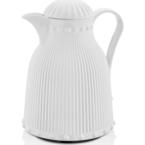 1 LT White Asel Baroque Thermos