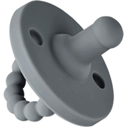 Baby 100% Food Grade Pacifier Holder Nursing Silicon Cutlery Easily Cleaned Portabl Fruit Feeder Set Easily Nipple