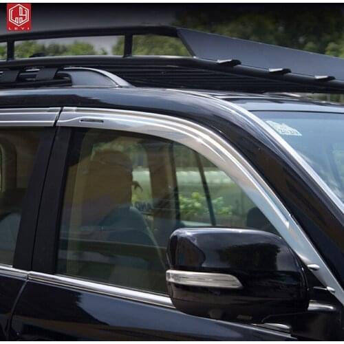 For toyota Land Cruiser ABS door visor Doors Rain Visor Car exteriors accessories