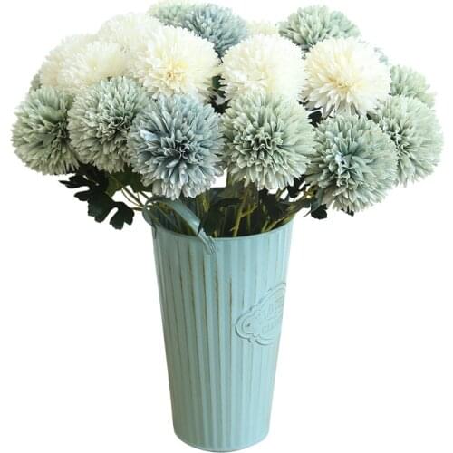 56cm Artificial Dandelion Flower Wedding Decoration Fake Flowers DIY Valentines Day Gift Flores Artificiales Decoration Maison