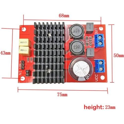 KYYSLB 100W High Power Amplifier Board DC12V-24V DIY HiFi Digital Amplifier Board BTL Output TPA3116 Power Audio Amplifier Mono