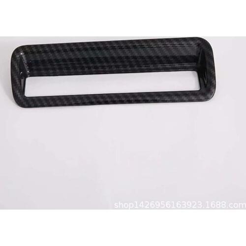 L/ R Central Control Part Carbon Fiber Headlight Control Adjustment Frame Trim for Toyota 19 RAV4